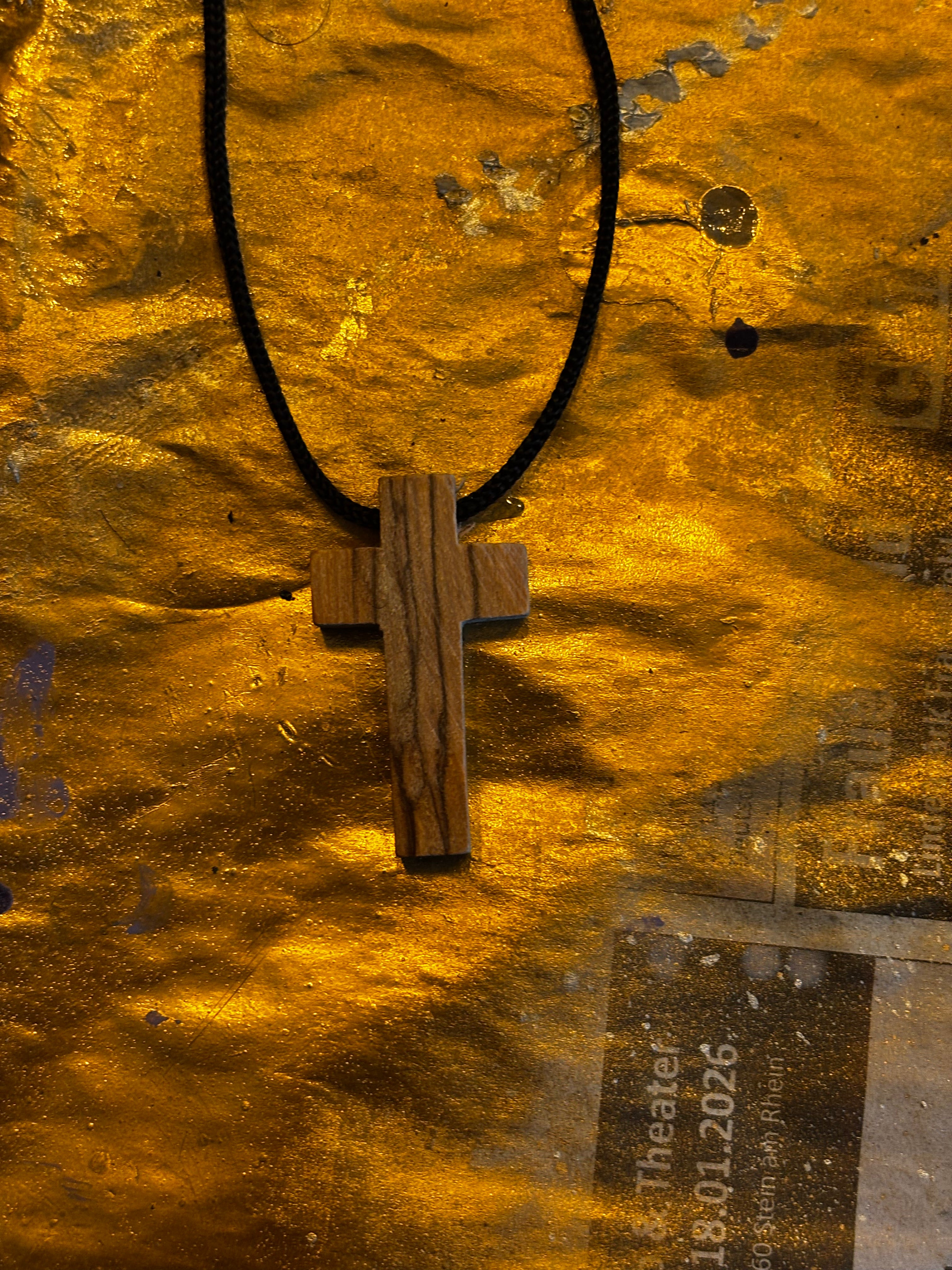 PRAY WOODEN Statement - Halskette